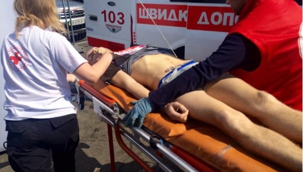 У участника марафона "Бег по Украине" остановилось сердце во время забега Киеве У участника марафона "Бег по Украине" остановилось сердце во время забега Киеве